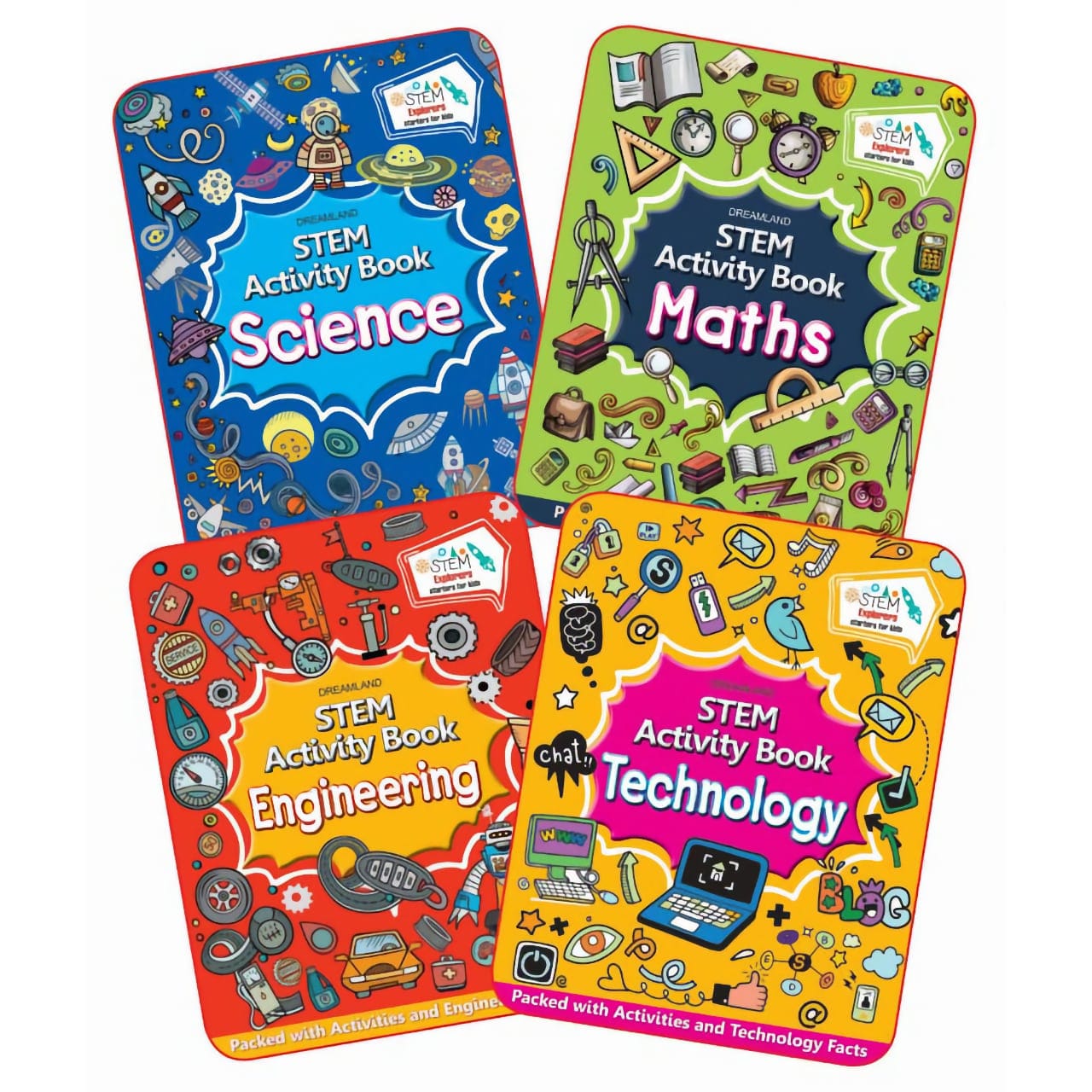 STEM Activity Books - Set of 4 Books